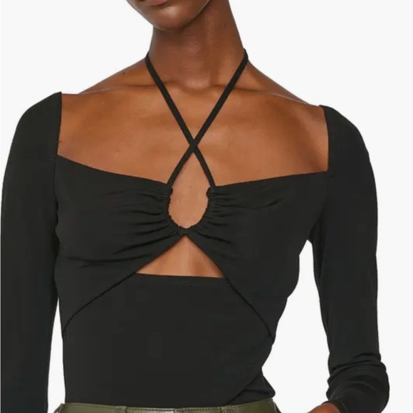 NWT- FRAME Strappy Halter Neck Cutout Top - Picture 1 of 3